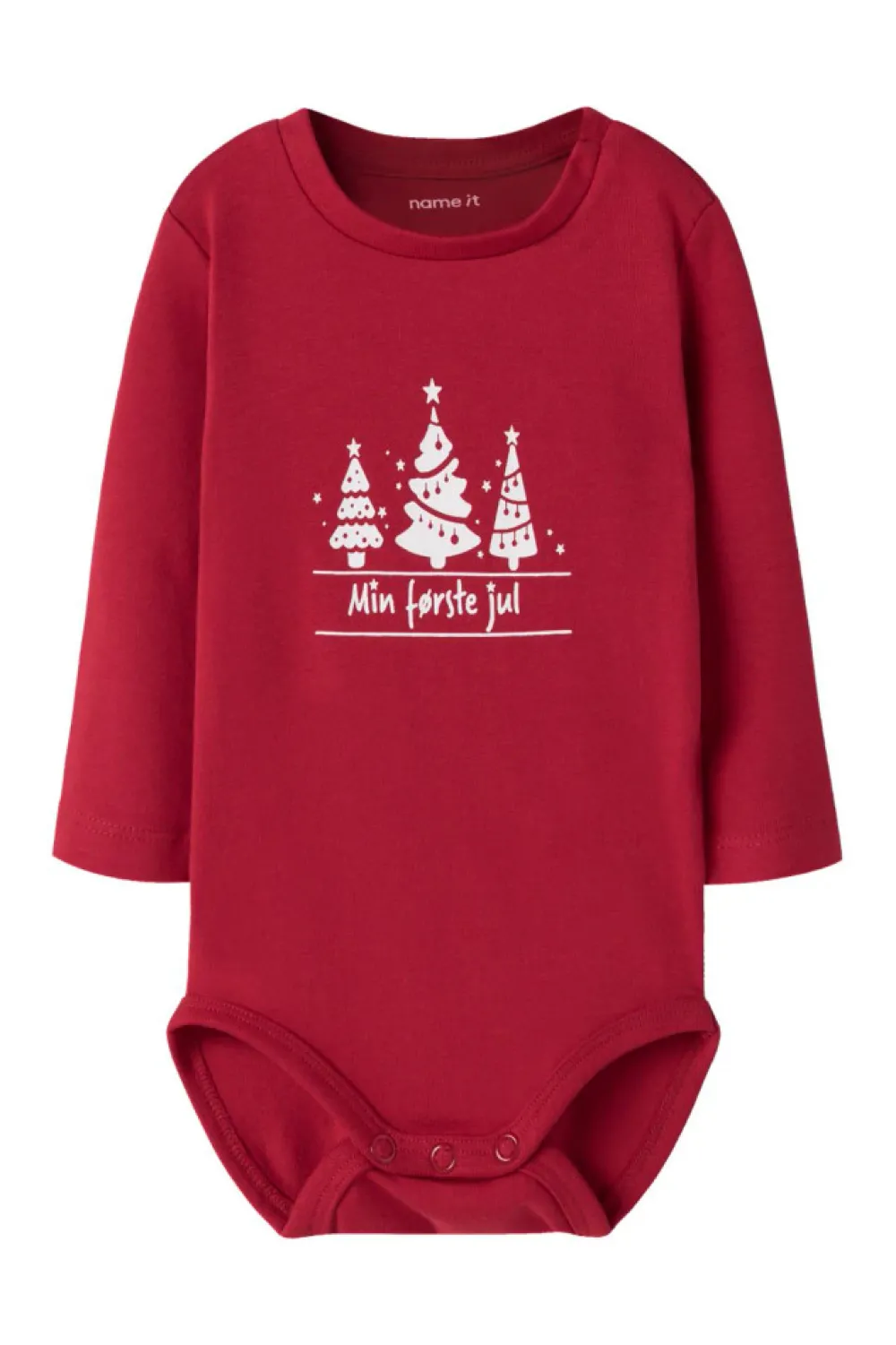 NAME IT Rajul ls body - JESTERRED- Juletøj|Bodystocking Langærmet