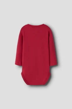 NAME IT Rajul ls body - JESTERRED- Juletøj|Bodystocking Langærmet