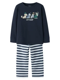 NAME IT Ramel Nattøj Sæt - Navy Blazer- Nattøj & Natkjoler