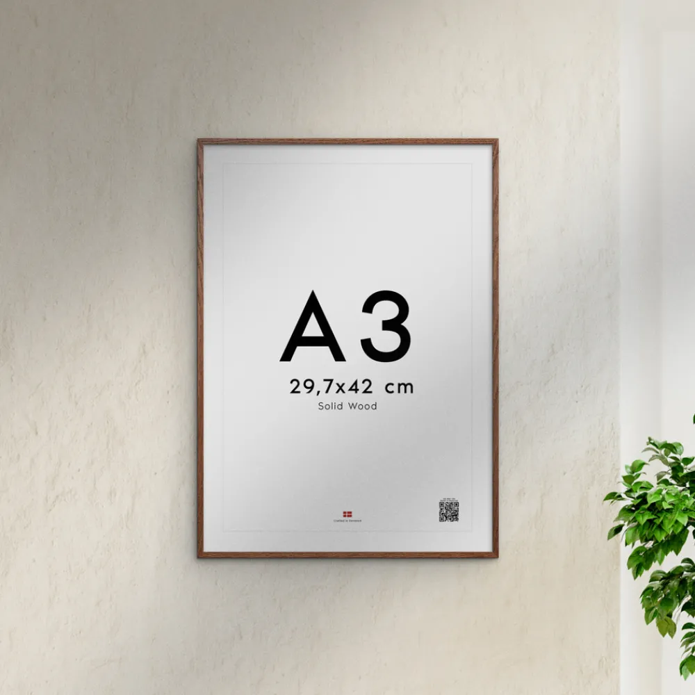 Poster & Frame Ramme Mørk egetræ A3-Børn Rammer