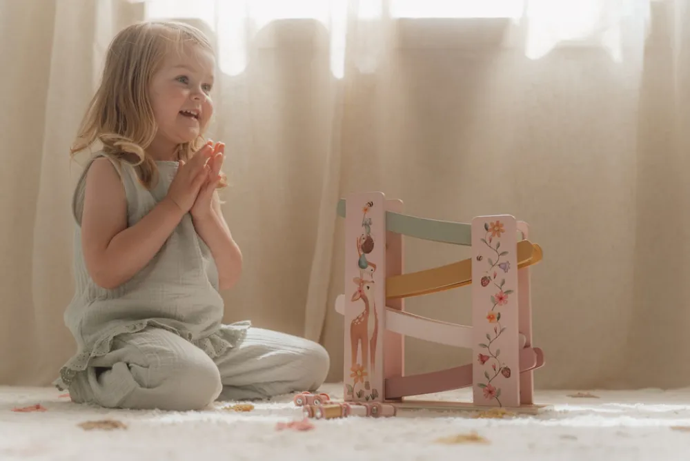 Little Dutch Ramp Racer - Fairy Garden- Kuglebaner|Trælegetøj