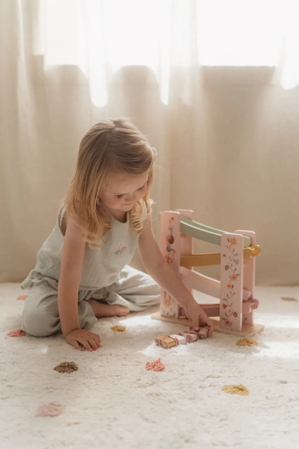 Little Dutch Ramp Racer - Fairy Garden- Kuglebaner|Trælegetøj