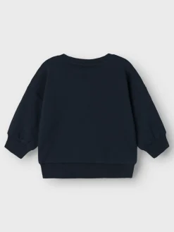 NAME IT Raxa langærmet sweat - DARK SAPPHIRE- Juletøj|Cardigans, Veste & Trøjer