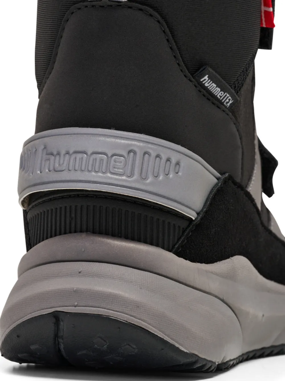 hummel Reach conquer super high tex JR - BLACK/GREY- Vinterstøvler