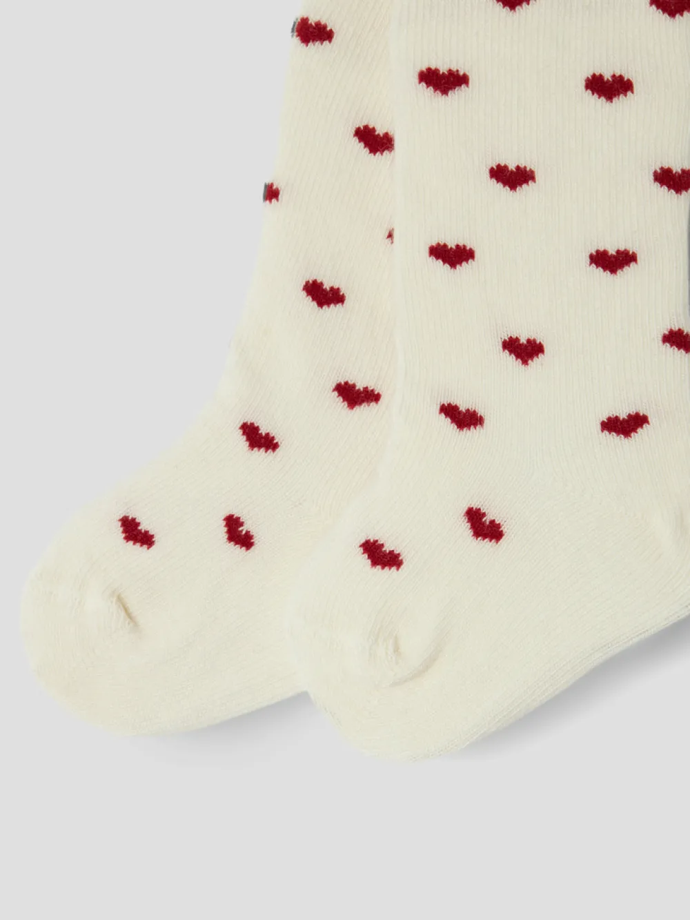 Lil' Atelier Reba Len Strømpebukser - Turtledove- Strømpebukser