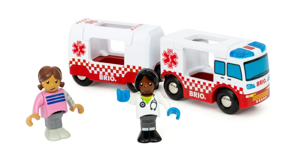 Brio Rednings Ambulance- Legetøjsbiler