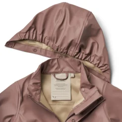 Wheat Regnjakke Ollo - Dusty Lilac- Regntøj