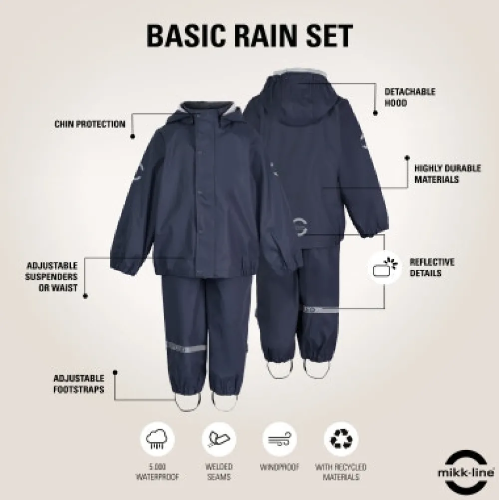 Mikk-Line Regntøj Recycled - BLUENIGHTS- Regntøj