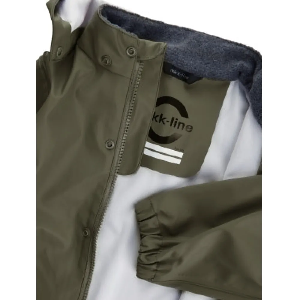 Mikk-Line Regntøj Recycled - DUSTYOLIVE- Regntøj