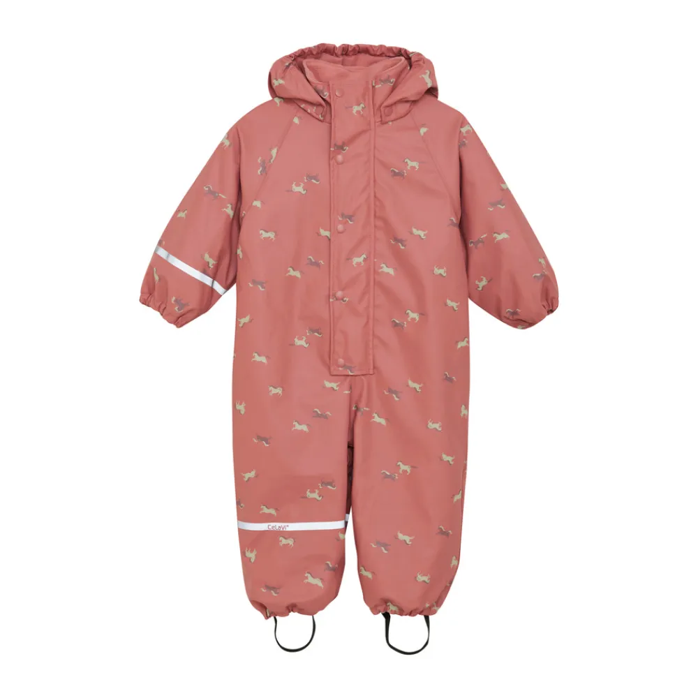 CeLaVi Regntøjsdragt m. Fleece - 5424- Regntøj