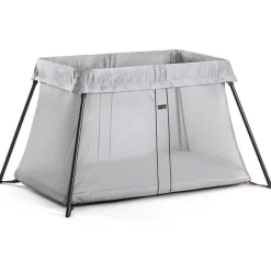 BabyBjörn Rejseseng Light - Silver-Børn Rejsesenge & Kravlegårde