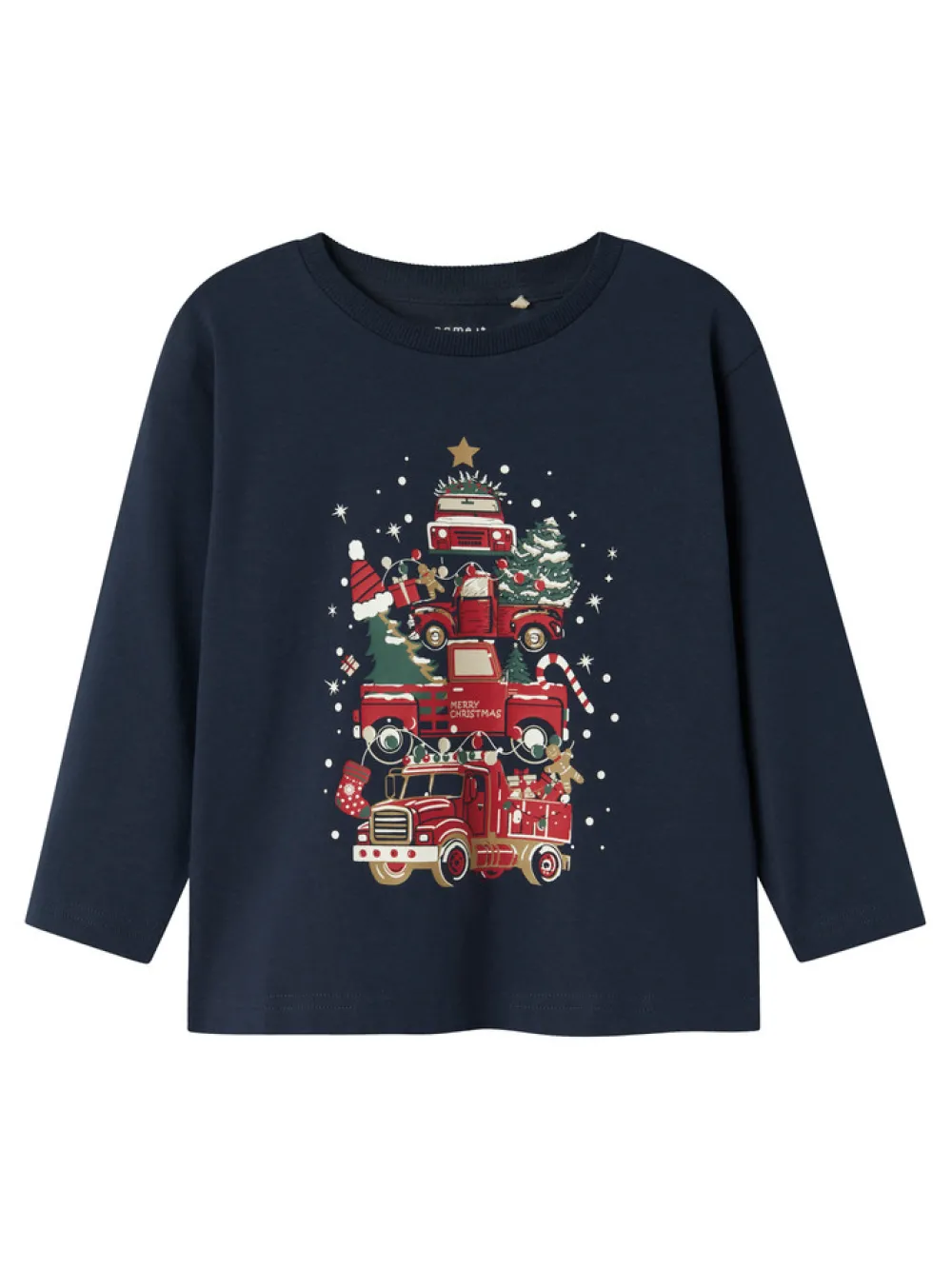 NAME IT Rejulli Trøje - Navy Blazer- Juletøj|Cardigans, Veste & Trøjer