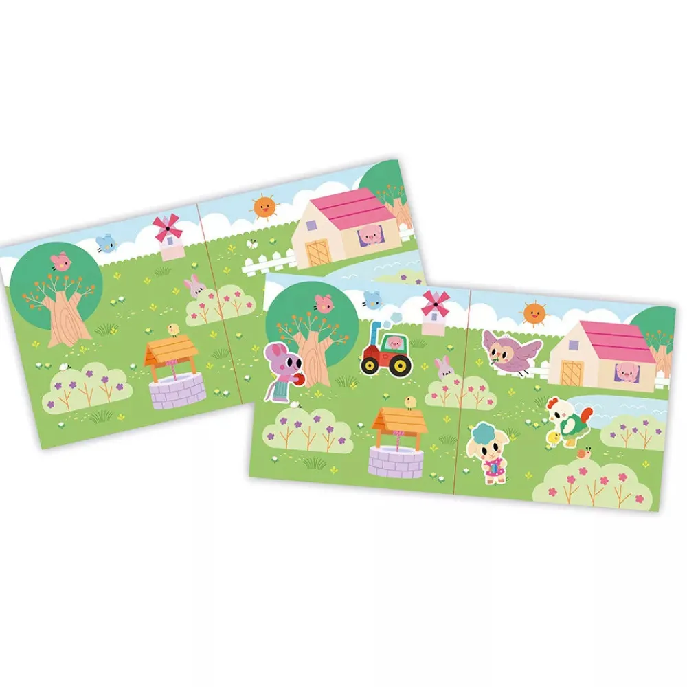 Janod Repositionable Thick Stickers- Kreasæt