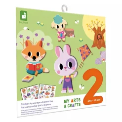 Janod Repositionable Thick Stickers- Kreasæt