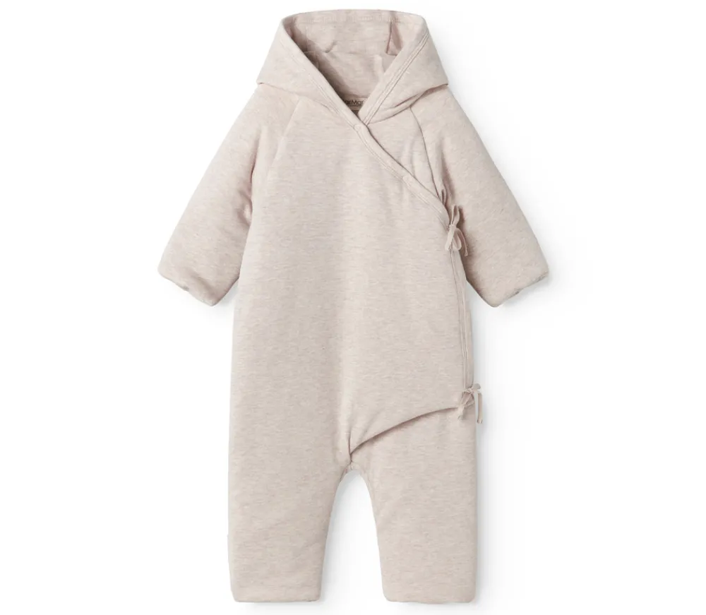 MarMar Copenhagen Rex - Vatteret Baby Heldragt - Light beige melange- Køredragter