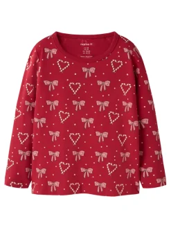 NAME IT Ri Bluse - Jester Red- Juletøj|Bluser