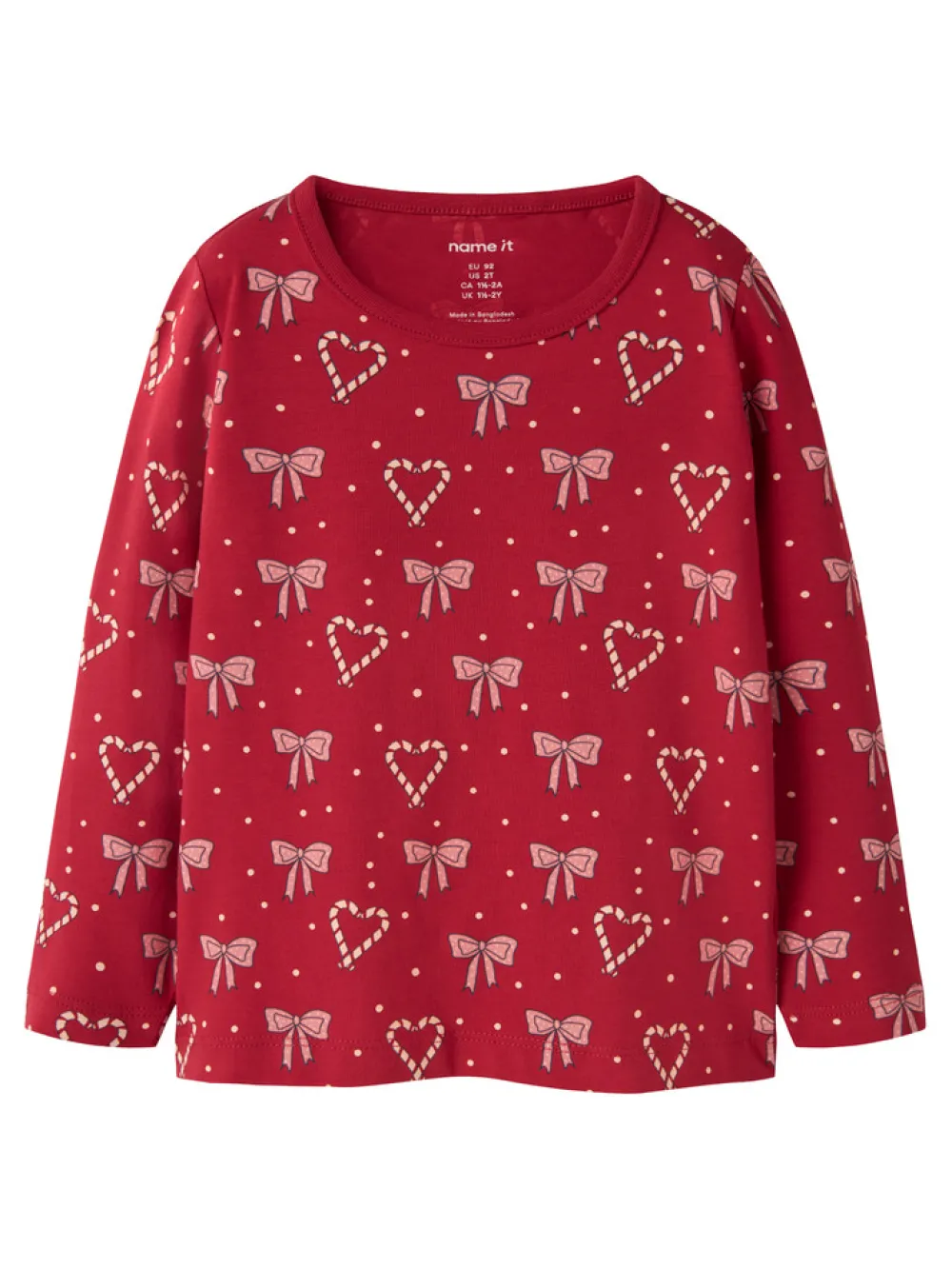 NAME IT Ri Bluse - Jester Red- Juletøj|Bluser