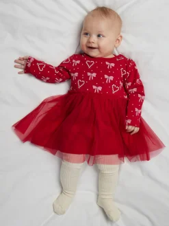 NAME IT Ri Kjole - Jester red- Juletøj|Kjoler