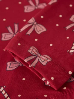 NAME IT Ri Leggings - Jester Red- Juletøj|Leggings