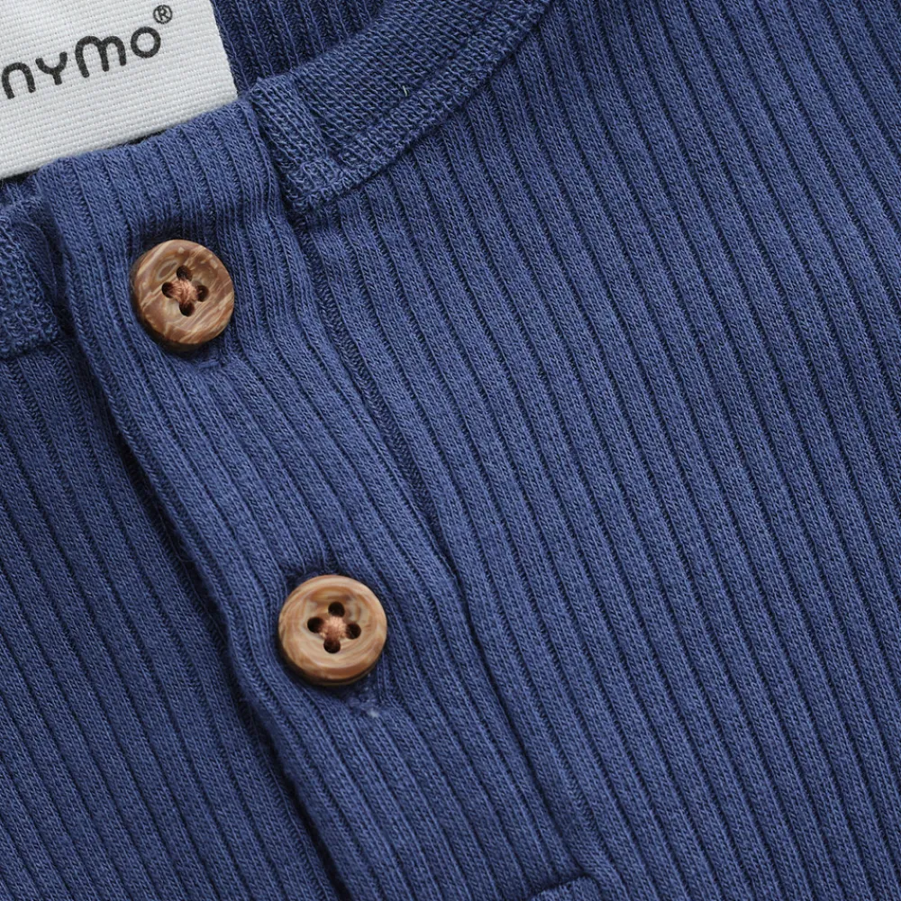 Minymo Rib Body Langærmet - 7150- Bodystocking Langærmet