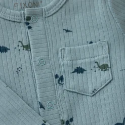 Fixoni Rib Romper Langærmet - 7117- Heldragter U. Fod