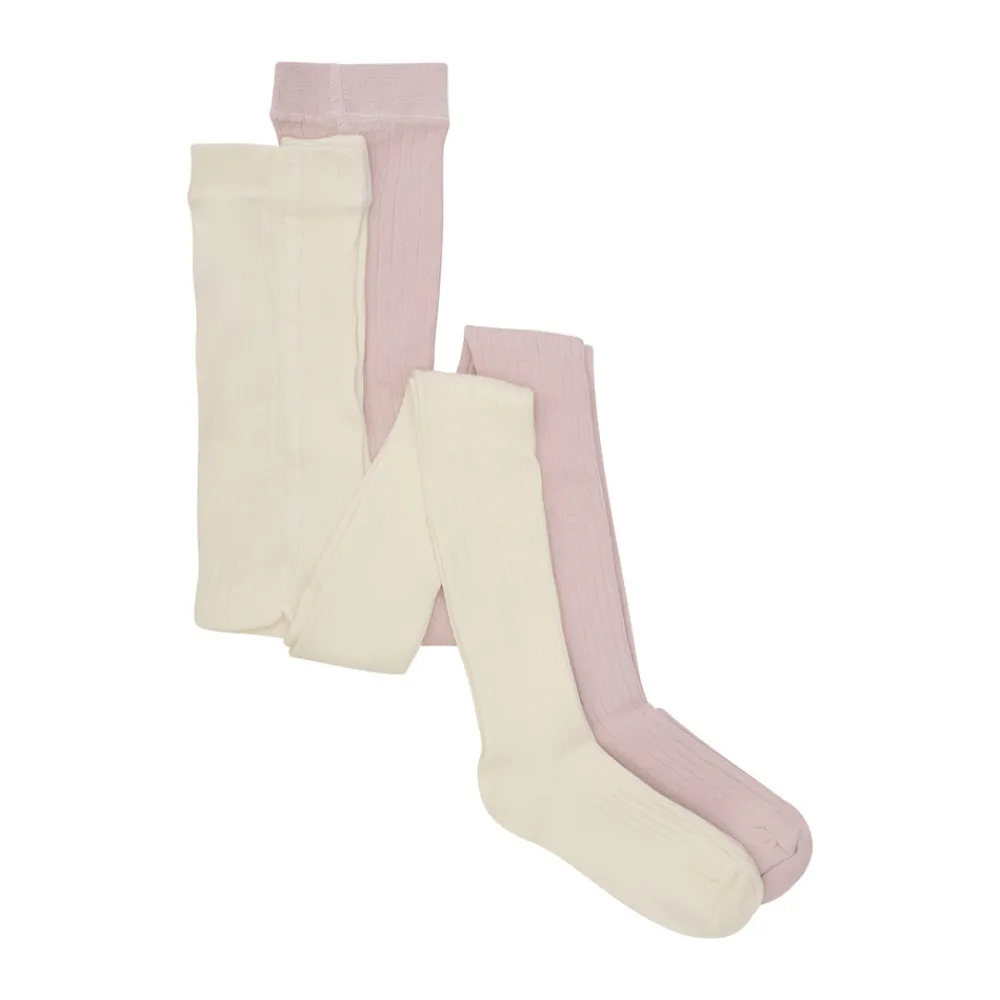 BeKids Rib Stømpebukser (2-PACK) - 596- Strømpebukser