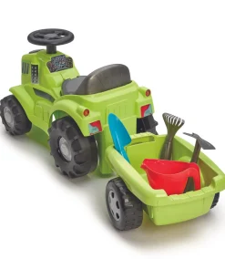 ECOIFFIER Ride-on traktor m/trailer- Leg I Haven|Biler, Traktorer & Scootere