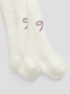 NAME IT Rifia Terry Frotte Strømpebukser - Cloud Dancer- Juletøj|Strømpebukser