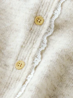 NAME IT Rikimmi Strikket Cardigan - Peyote Melange- Juletøj|Cardigans, Veste & Trøjer