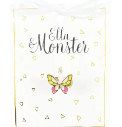 Ella & Monster Ring Pink Butterfly- Festtøj & Tilbehør