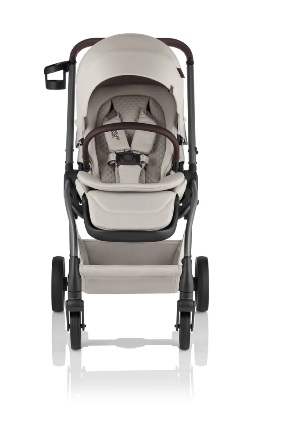 Britax Römer Rio Lux - Soft Taupe- Klapvogne Med Flade Sæder