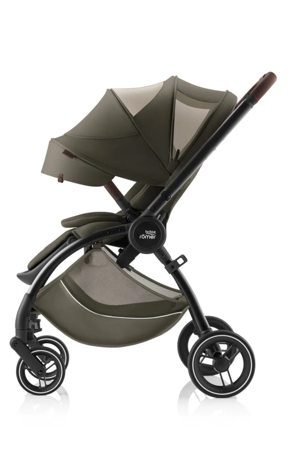 Britax Römer Rio Lux - Urban Olive- Klapvogne Med Flade Sæder