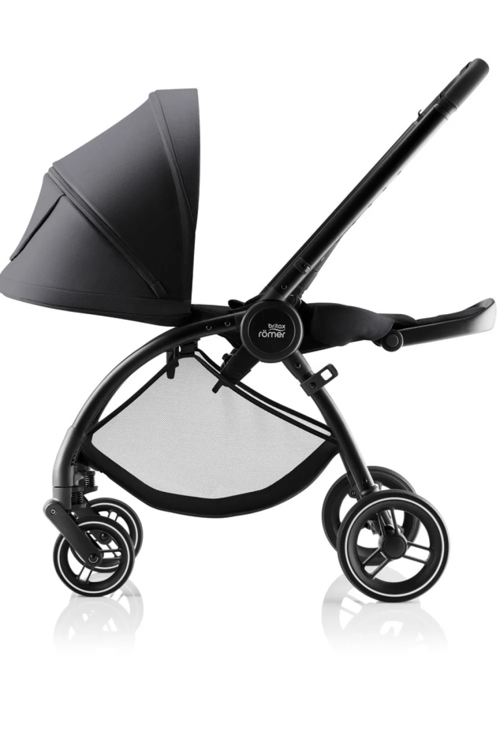 Britax Römer Rio Style - Carbon Black- Klapvogne Med Flade Sæder
