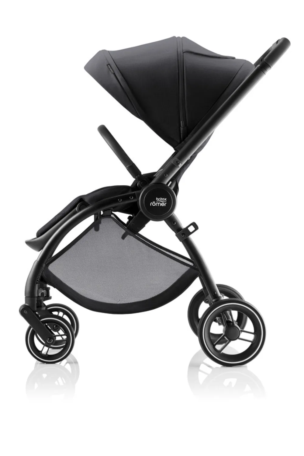 Britax Römer Rio Style - Carbon Black- Klapvogne Med Flade Sæder