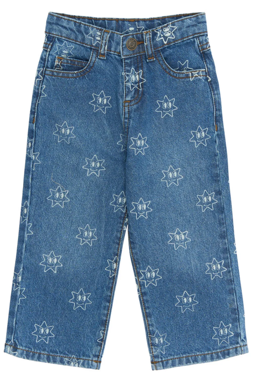 The New Siblings Ripley Wide Jeans - BLUE DENIM- Bukser