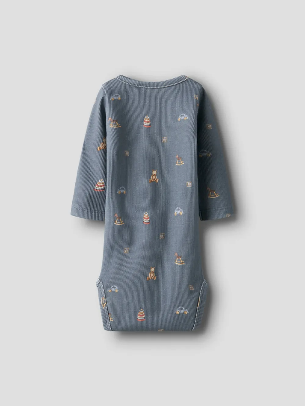 NAME IT Ritoy Langærmet Body - Flint Stone- Bodystocking Langærmet