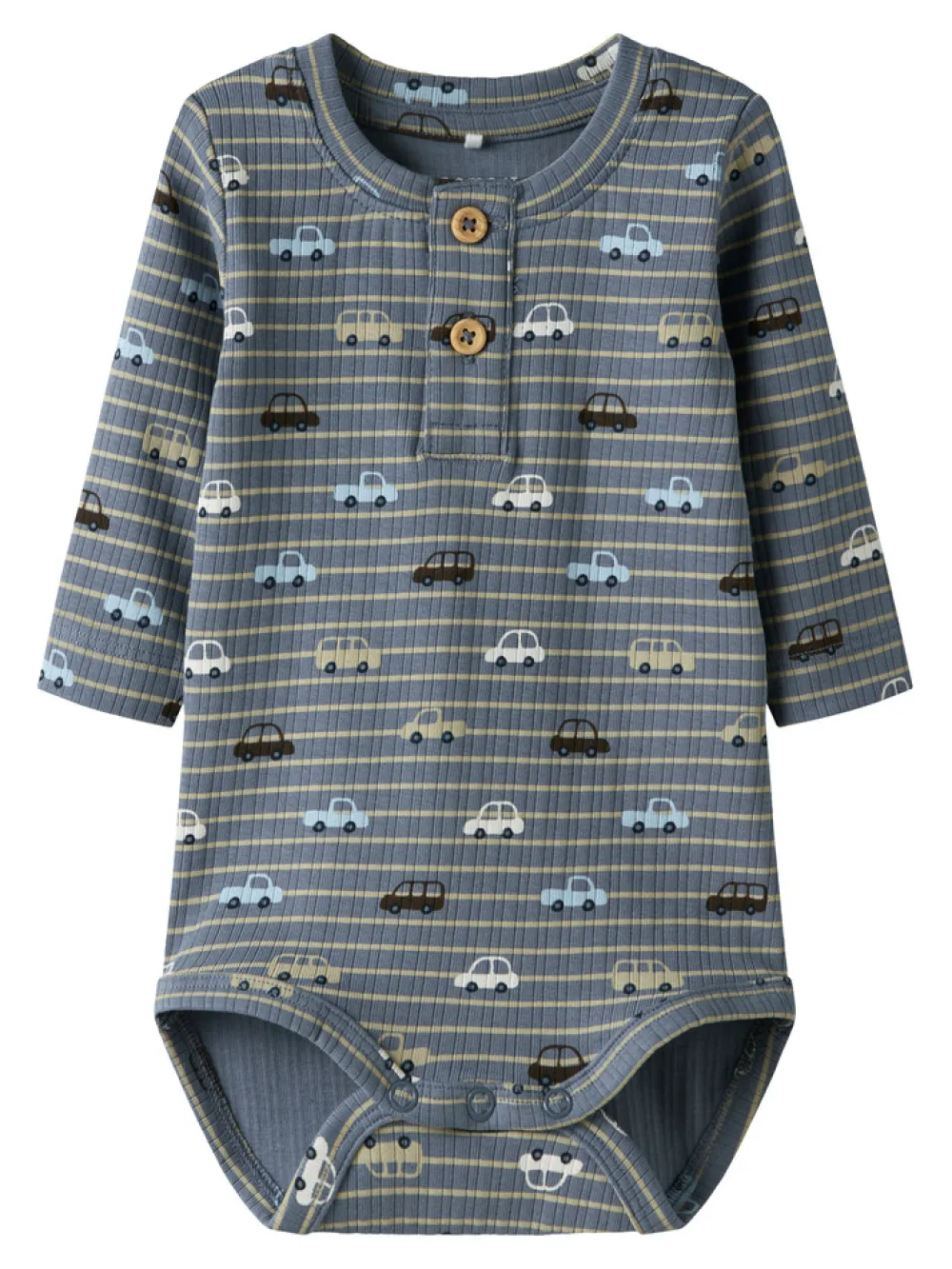 NAME IT Ronald Langærmet Body - Flint Stone- Bodystocking Langærmet