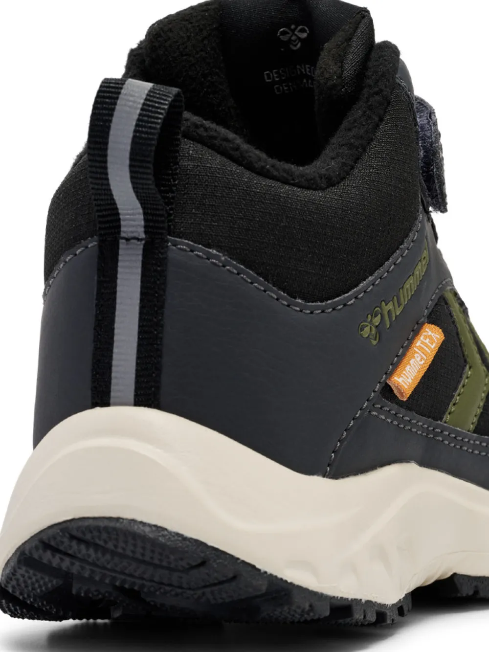 hummel Root Tex Jr - Ebony- Sneakers Med Velcro