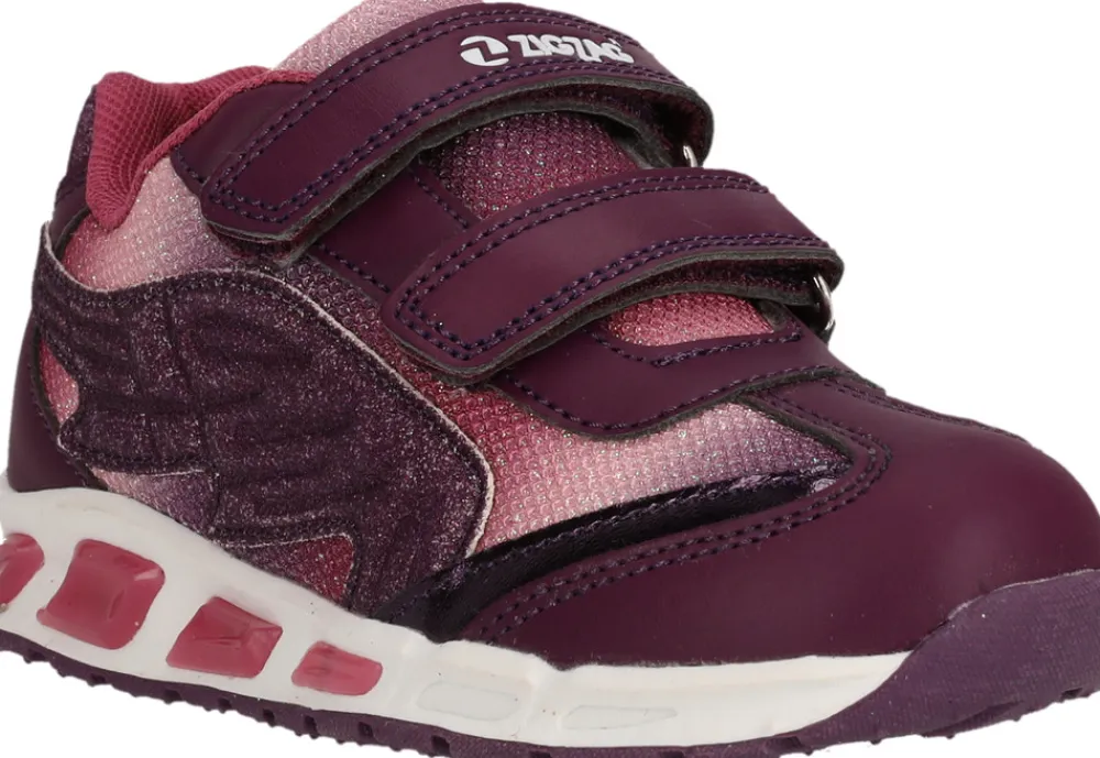 ZIG ZAG Roseau Sneakers m. Lys - Dark purple- Sneakers Med Lys