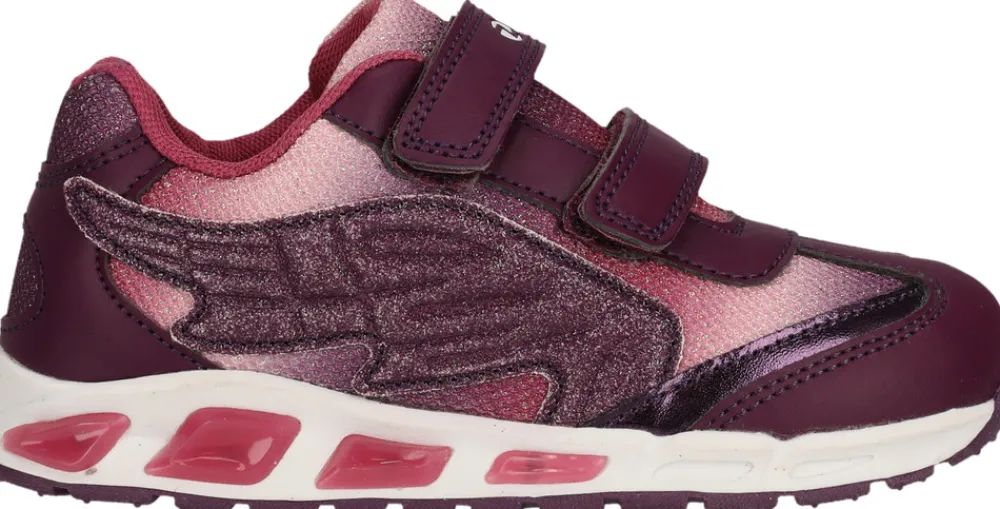 ZIG ZAG Roseau Sneakers m. Lys - Dark purple- Sneakers Med Lys