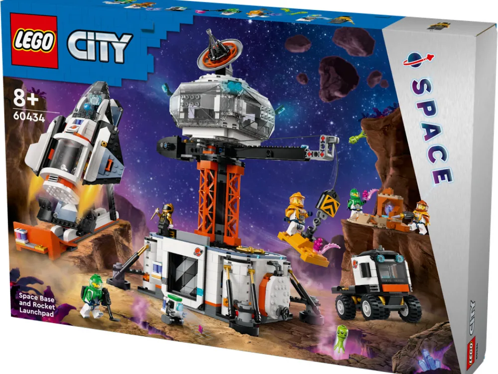 LEGO CITY Rumbase og raketaffyringsrampe 60434 LEGO® City- Lego