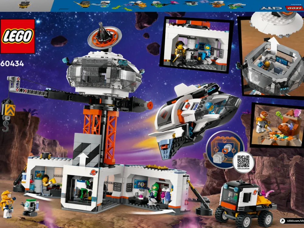 LEGO CITY Rumbase og raketaffyringsrampe 60434 LEGO® City- Lego