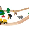 Brio Safarieventyrsæt, togbane - FSC®- Togbaner & Tog