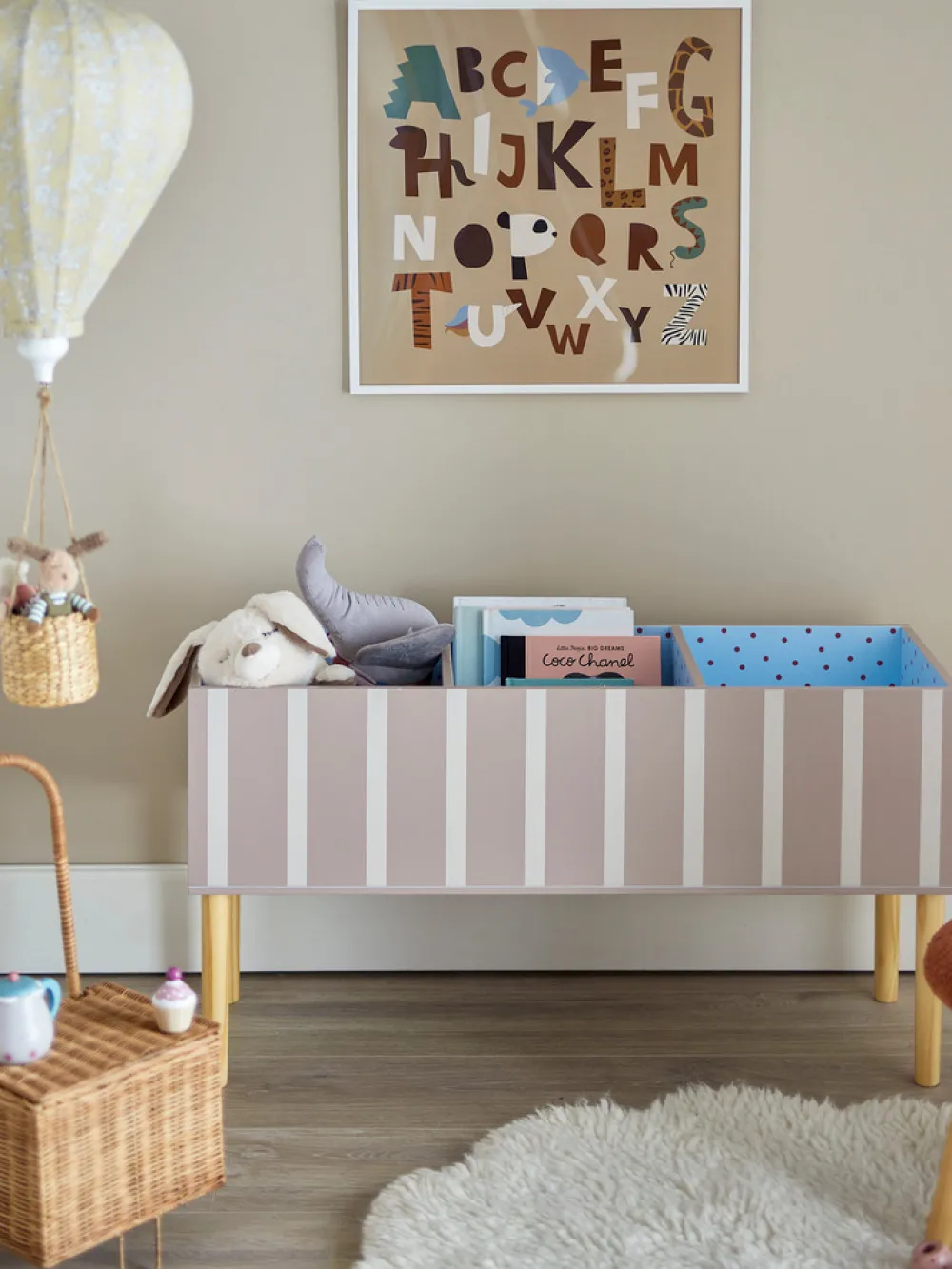 Bloomingvillemini Salam Bogkasse, Brun - FSC®, MDF-Børn Kasser