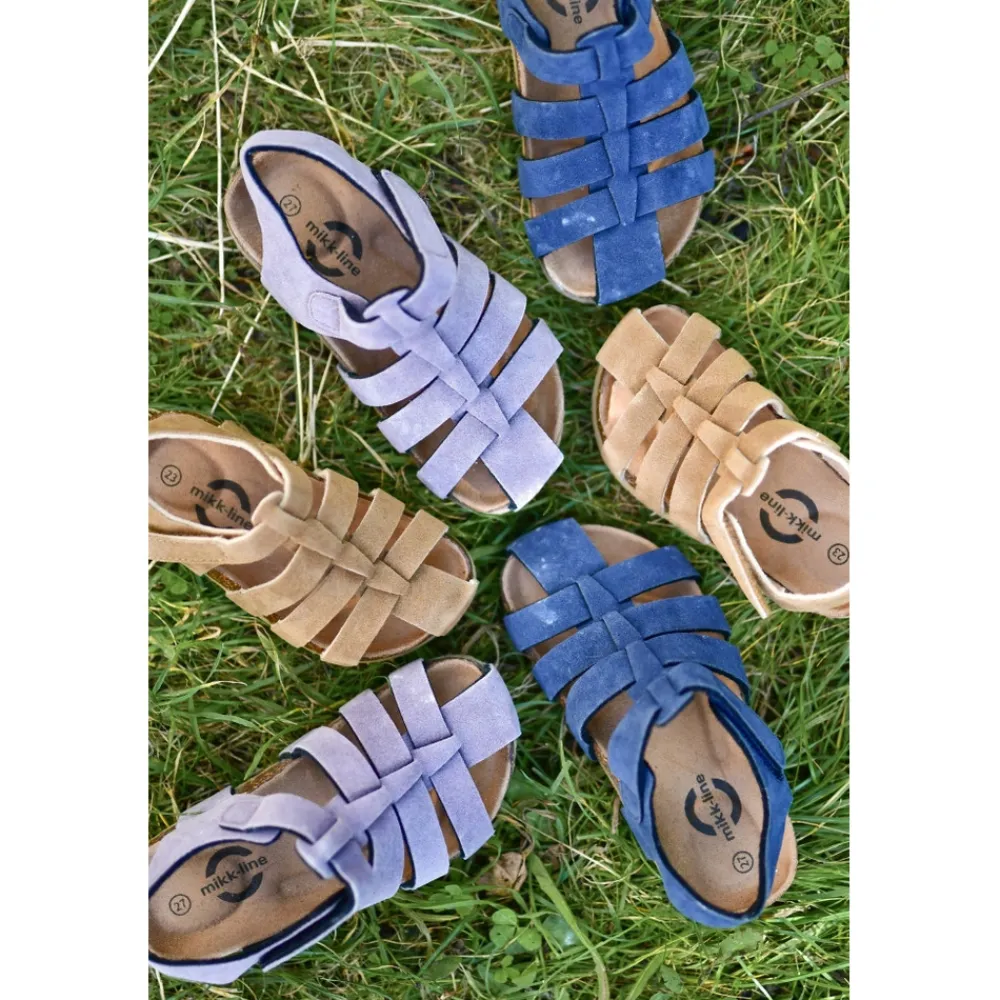 Mikk-Line Sandal Ruskind - BLUENIGHTS- Sandaler Med Lukket Tå
