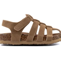 Mikk-Line Sandal Ruskind - COGNAC- Sandaler Med Lukket Tå
