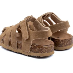 Mikk-Line Sandal Ruskind - COGNAC- Sandaler Med Lukket Tå