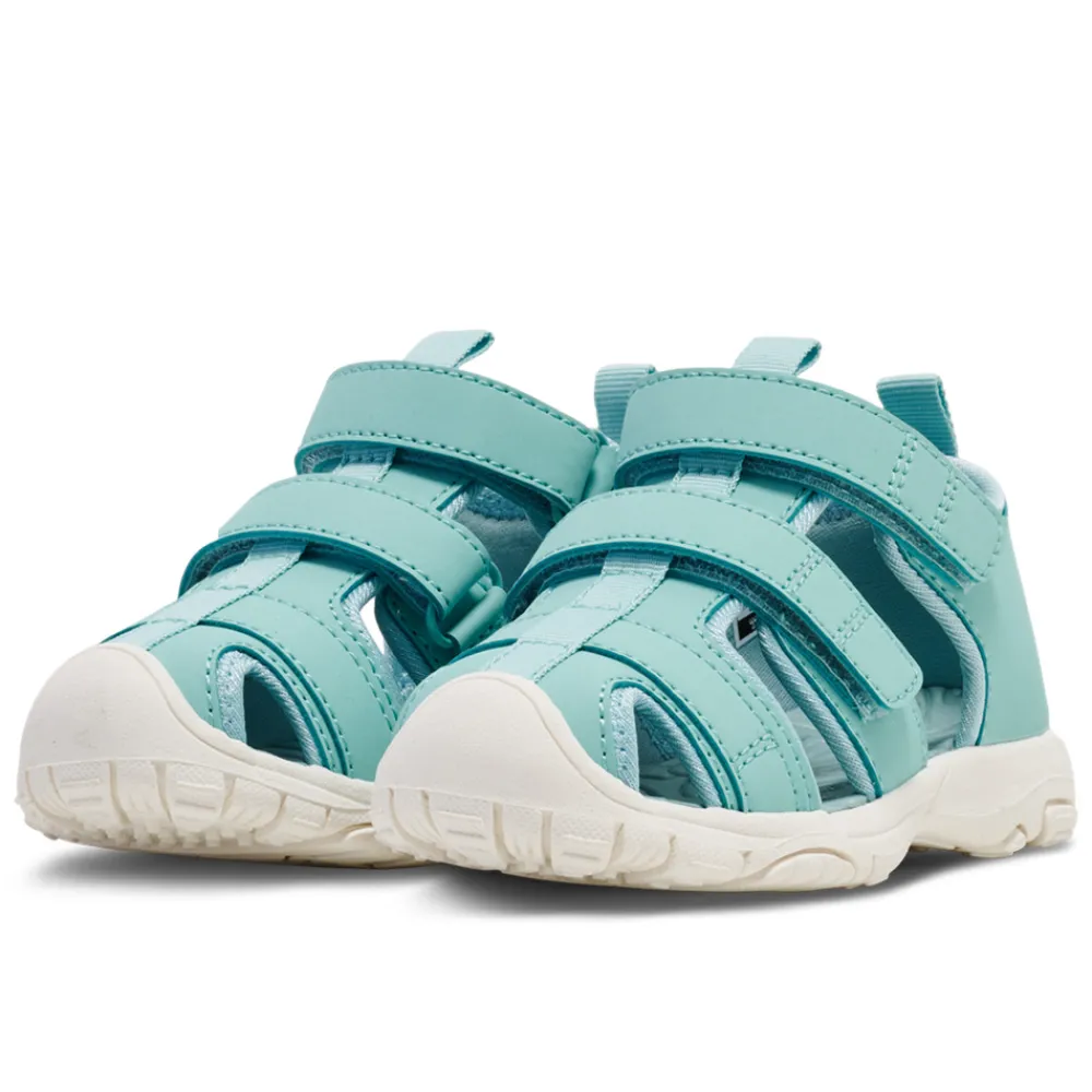 hummel Sandal velcro infant - Blue surf- Sandaler Med Lukket Tå|Begyndersandaler