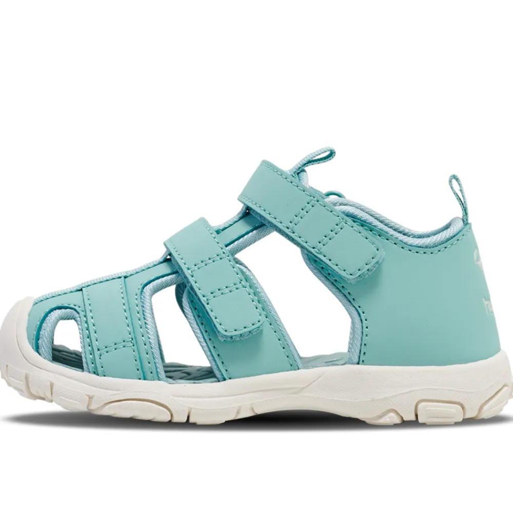 hummel Sandal velcro infant - Blue surf- Sandaler Med Lukket Tå|Begyndersandaler