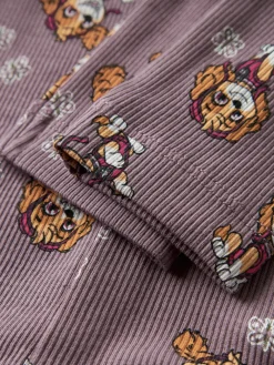 NAME IT Sanina Paw Leggings - Toadstool- Leggings